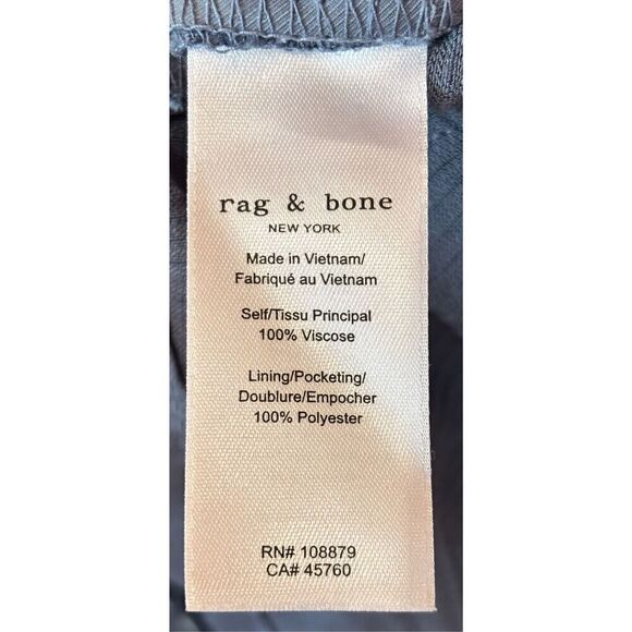 RAG & BONE Rosa Corduroy Pant in Blue NWT Size 25 - Picture 7 of 7